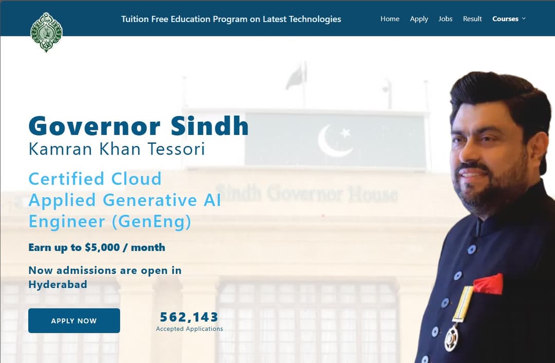 Governor Sindh Website